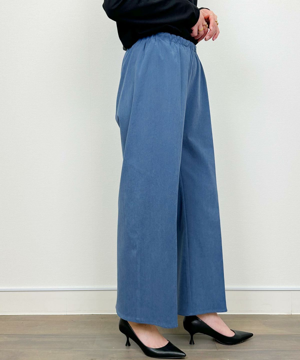 model：H164　着用サイズ：M　ブルー