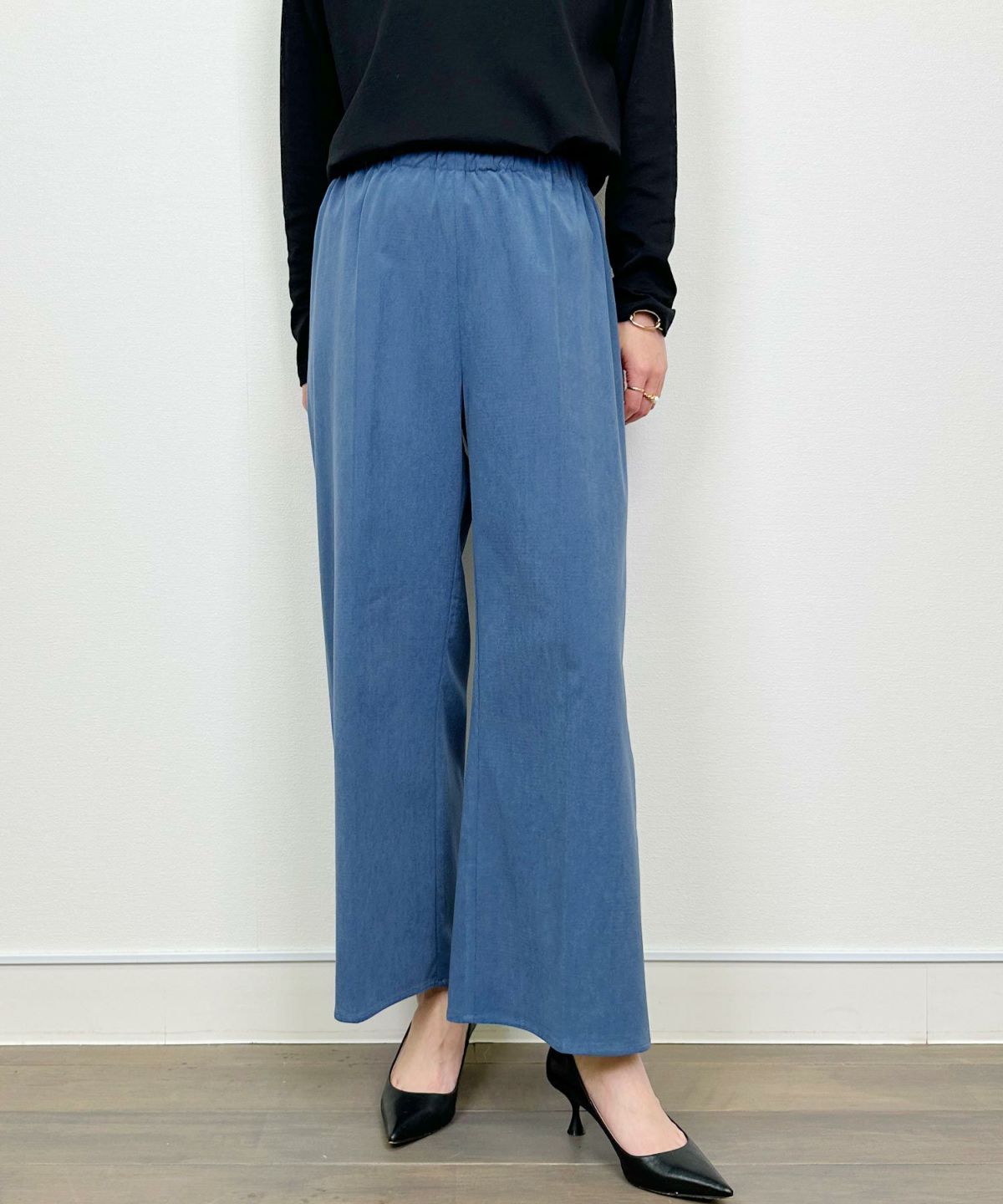 model：H164　着用サイズ：M　ブルー