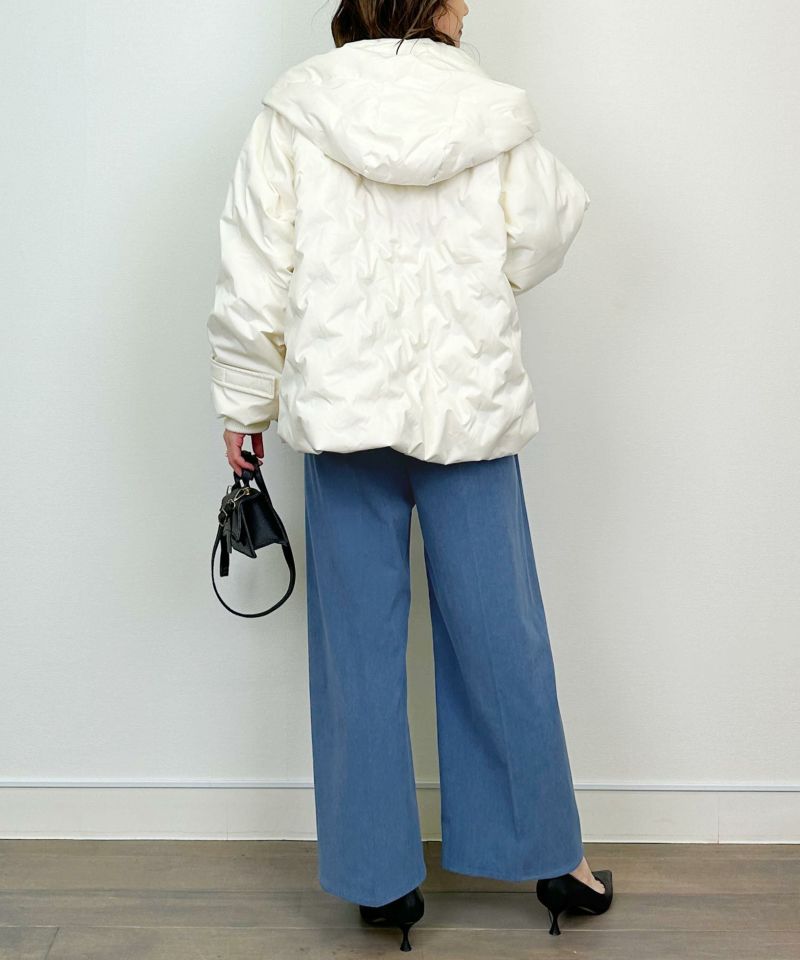 model：H164　着用サイズ：M　ブルー