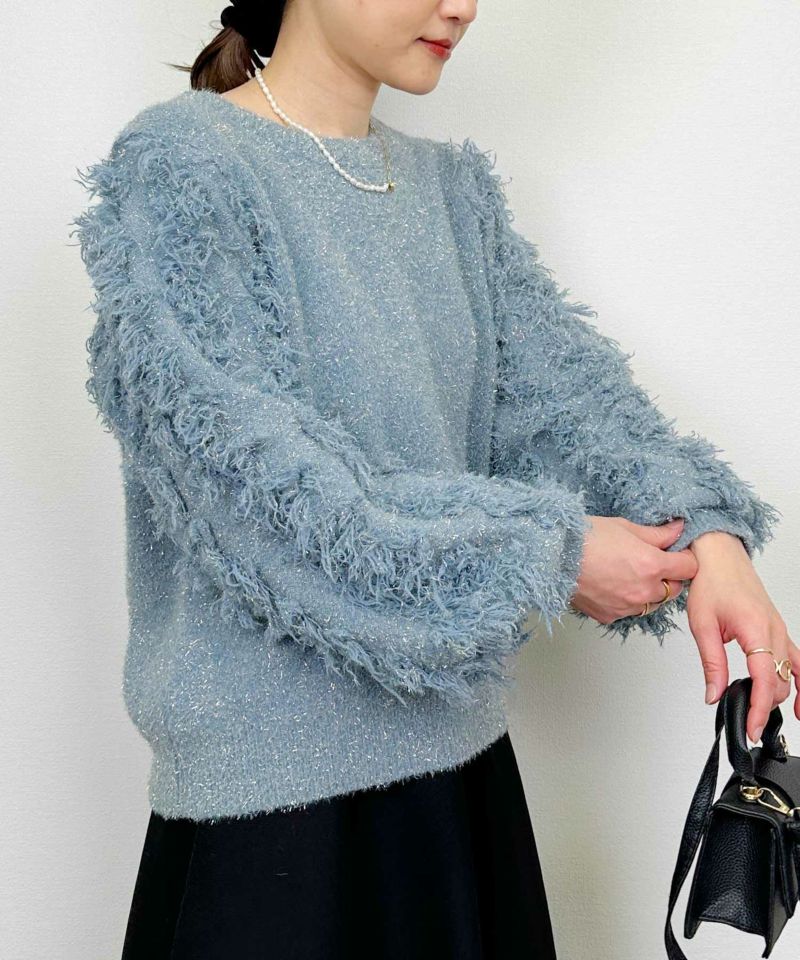 model：H164　着用サイズ：M　ライトブルー