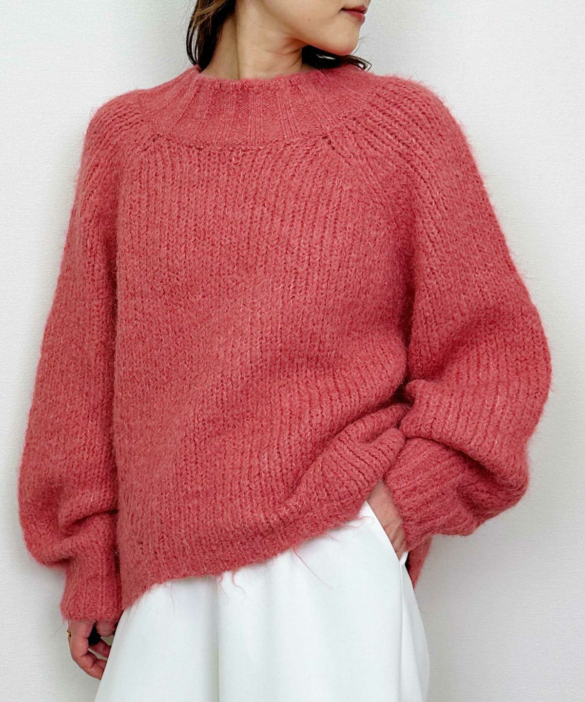 model：H164　着用サイズ：M　ピンク