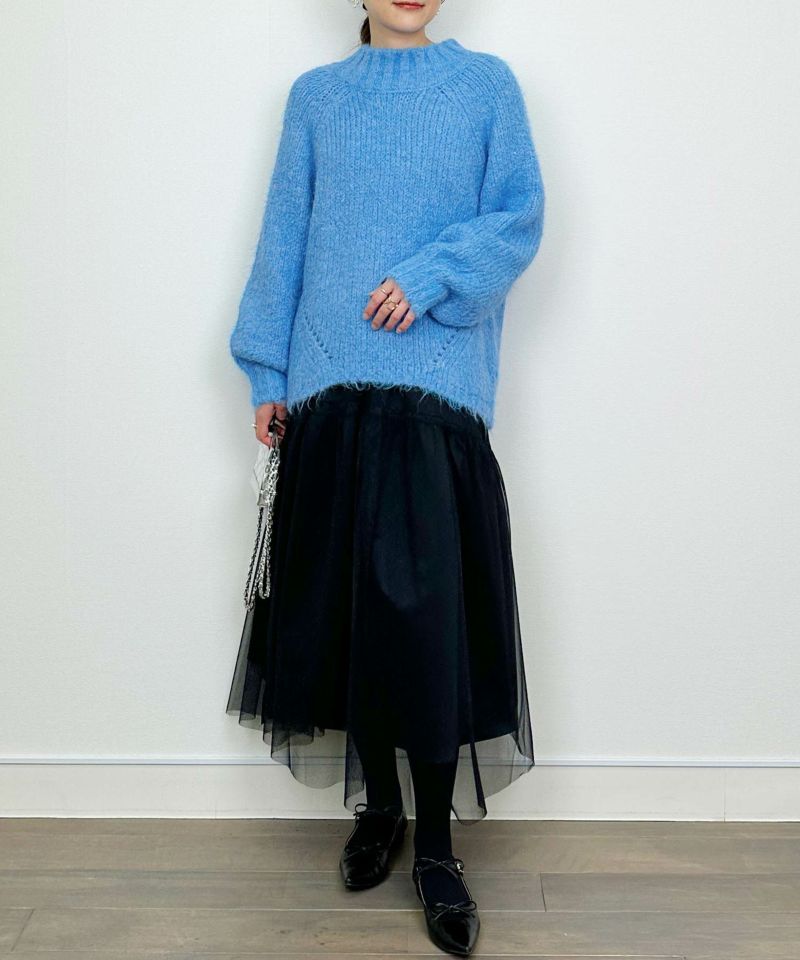 model：H164　着用サイズ：M　ブルー