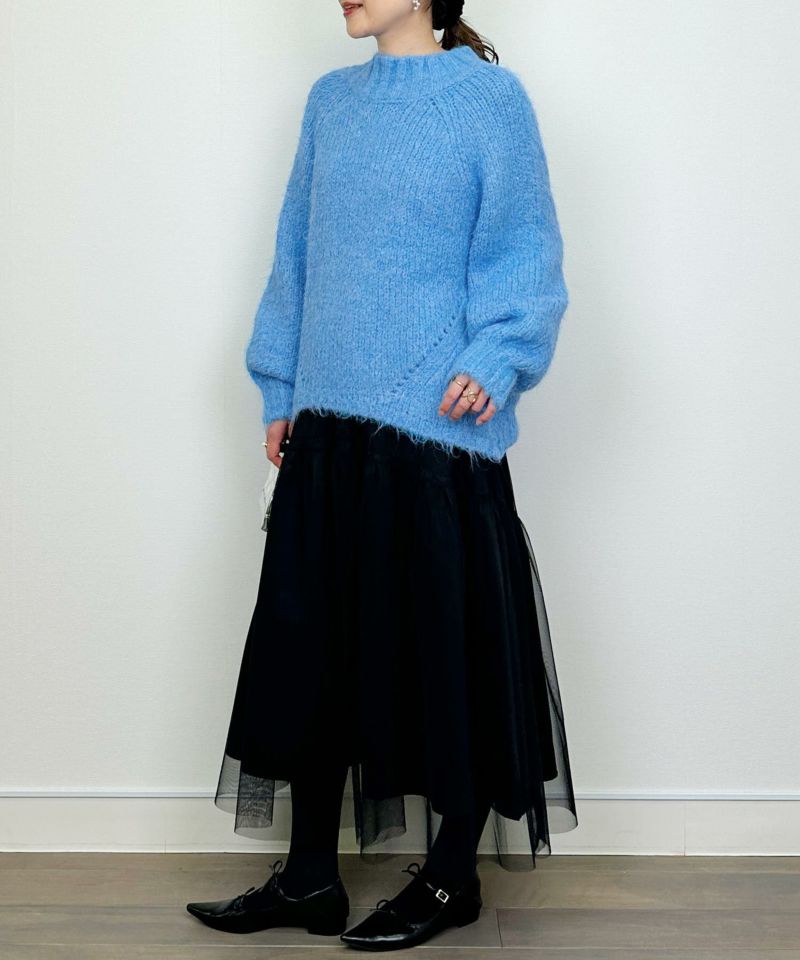 model：H164　着用サイズ：M　ブルー