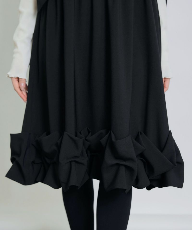 ショルダーリボン裾フリルワンピース | PICCIN (ピッチン) 公式通販