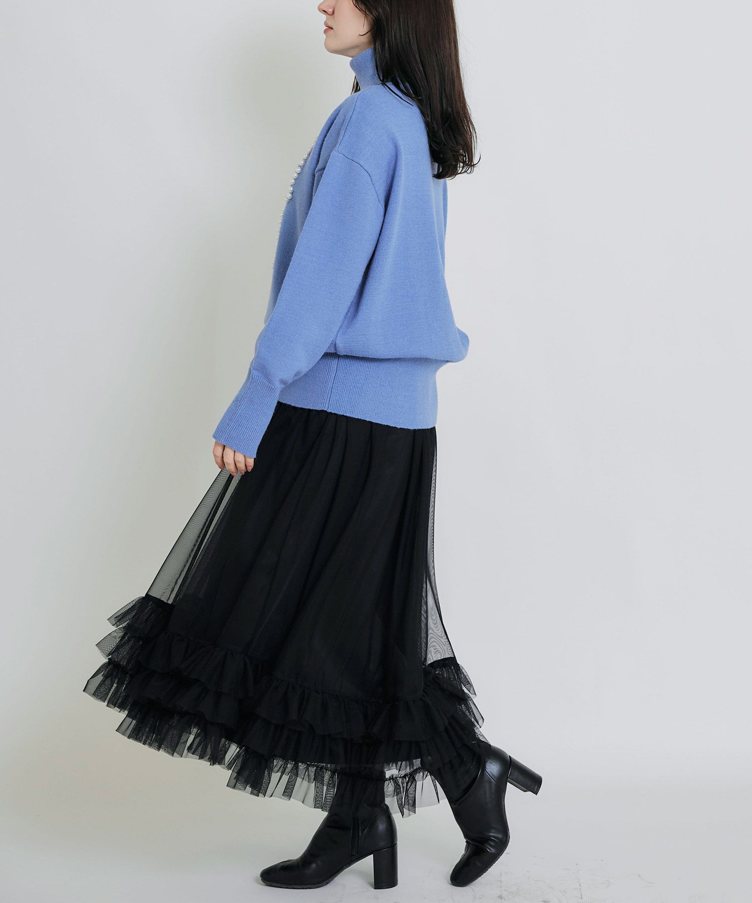 リボンパールタートルネックセーター | PICCIN (ピッチン) 公式通販