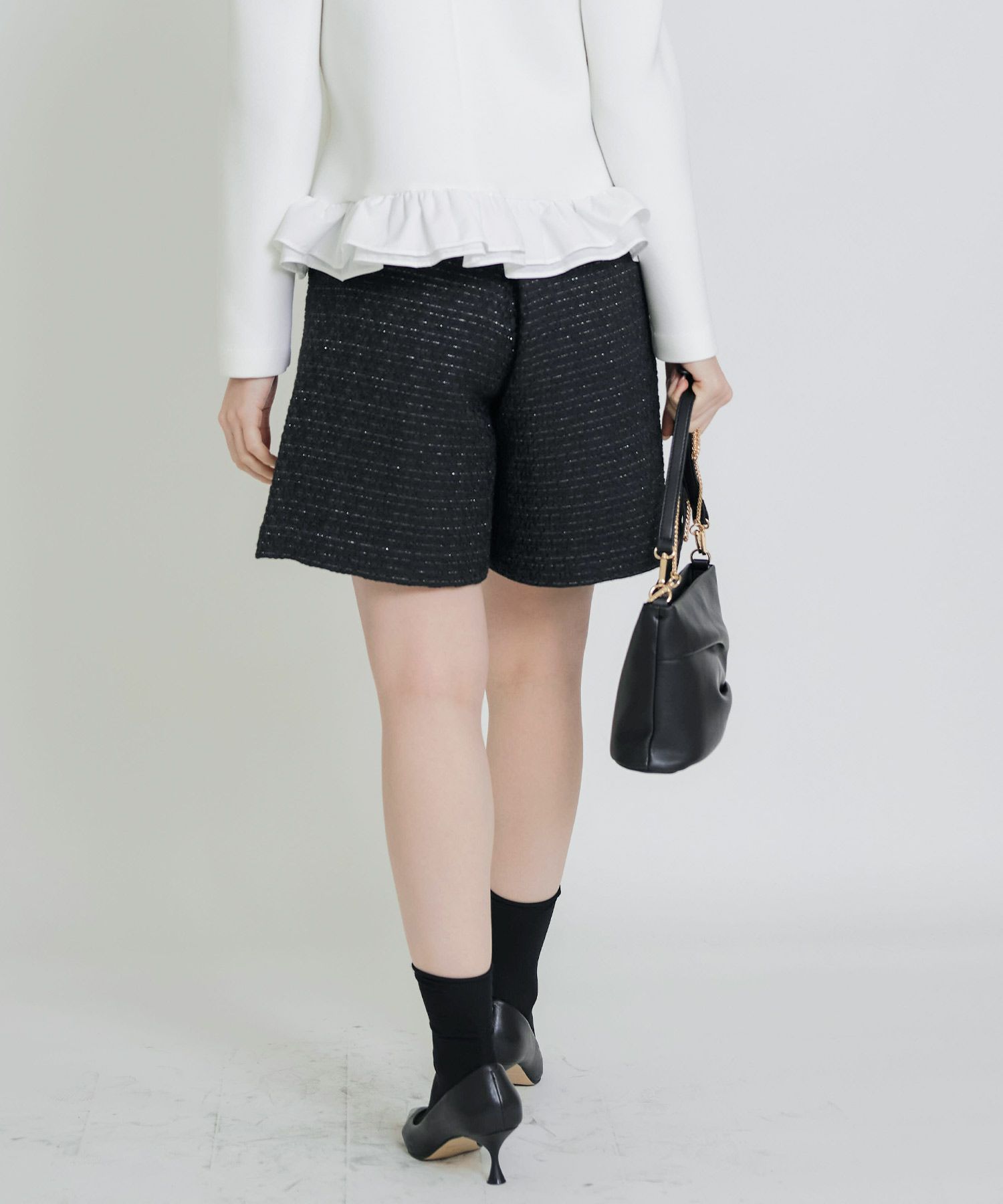 model：H155　着用サイズ：M　ブラック