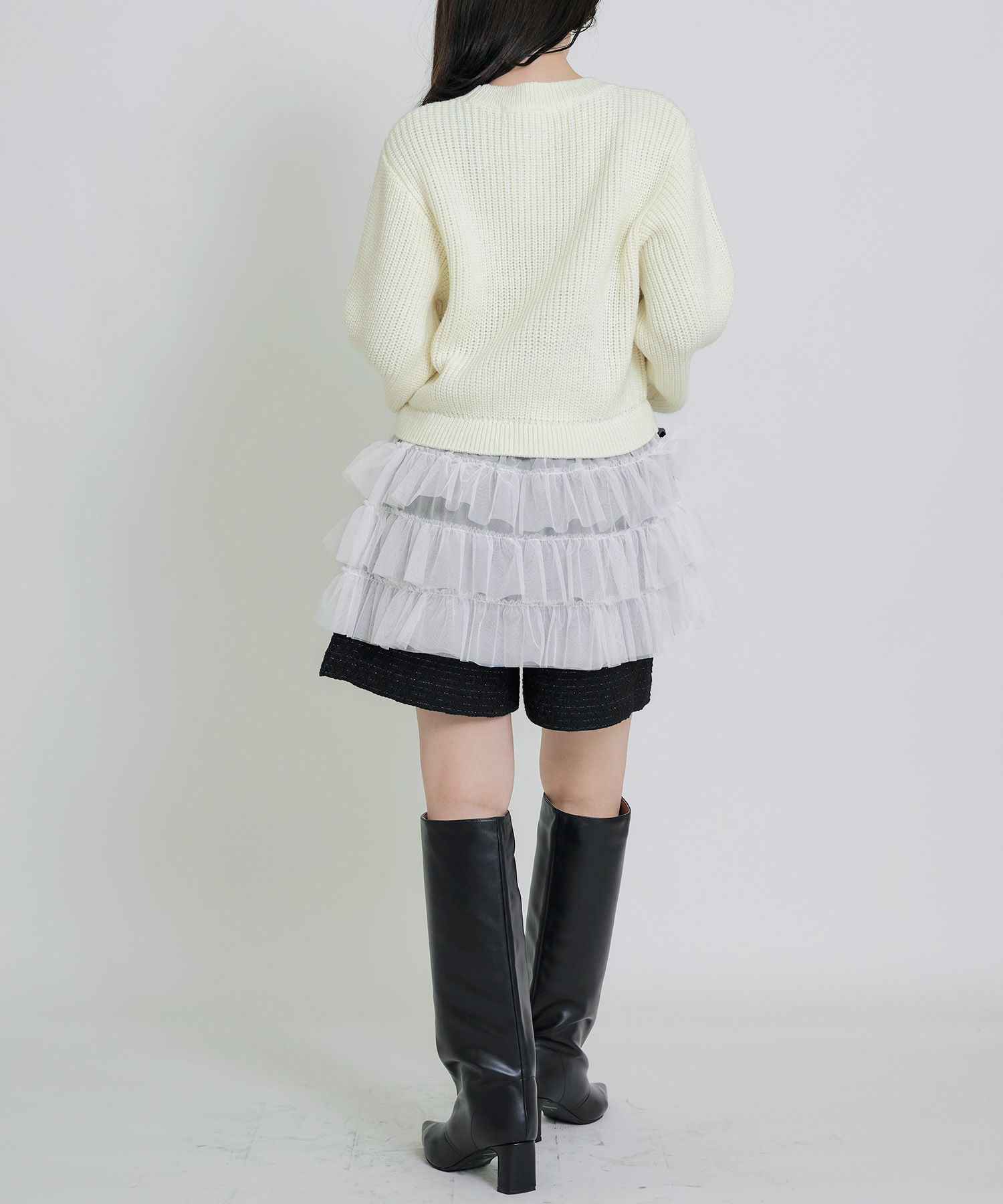 model：H155　着用サイズ：M　ブラック