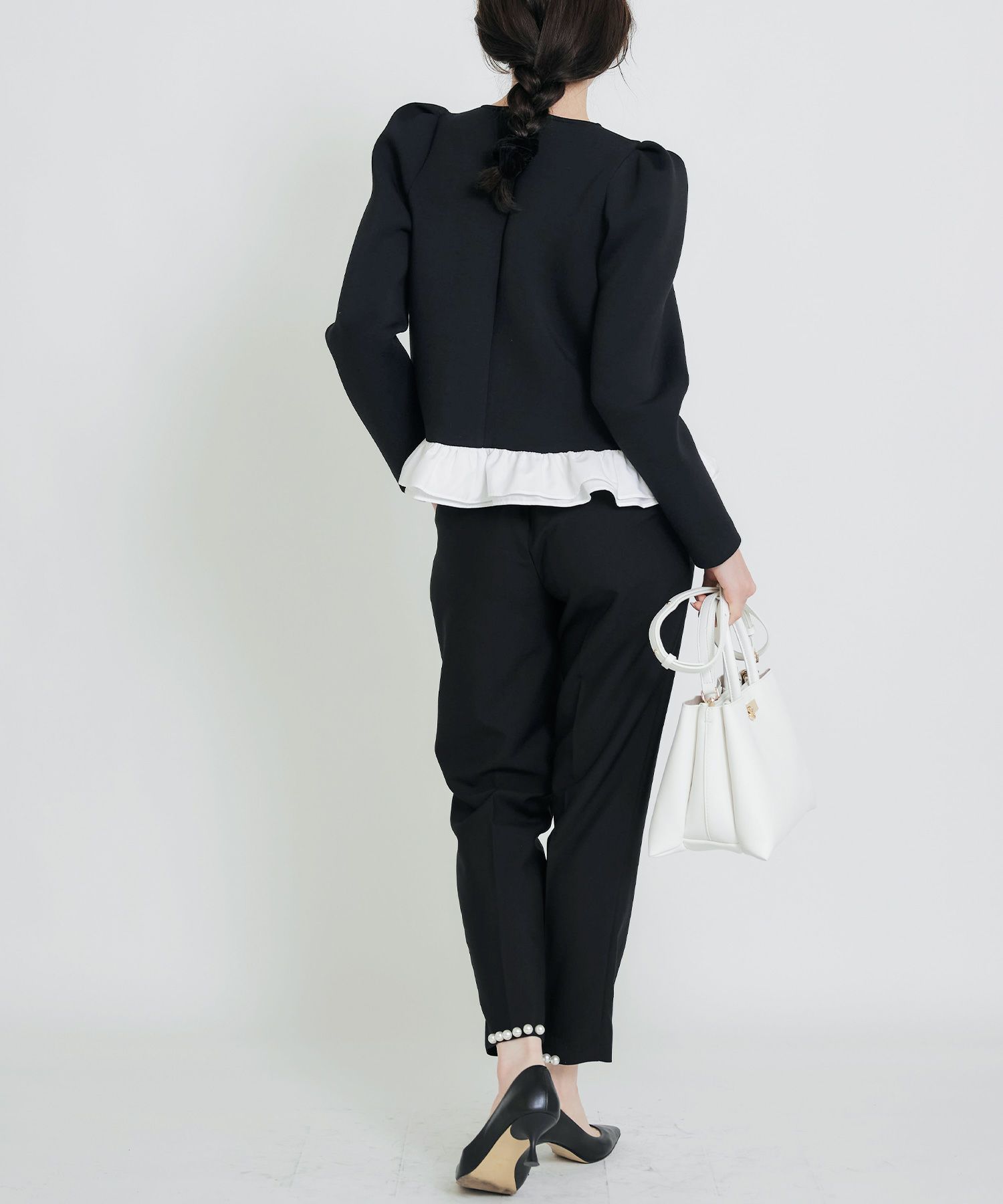 model：H155　着用サイズ：M　ブラック