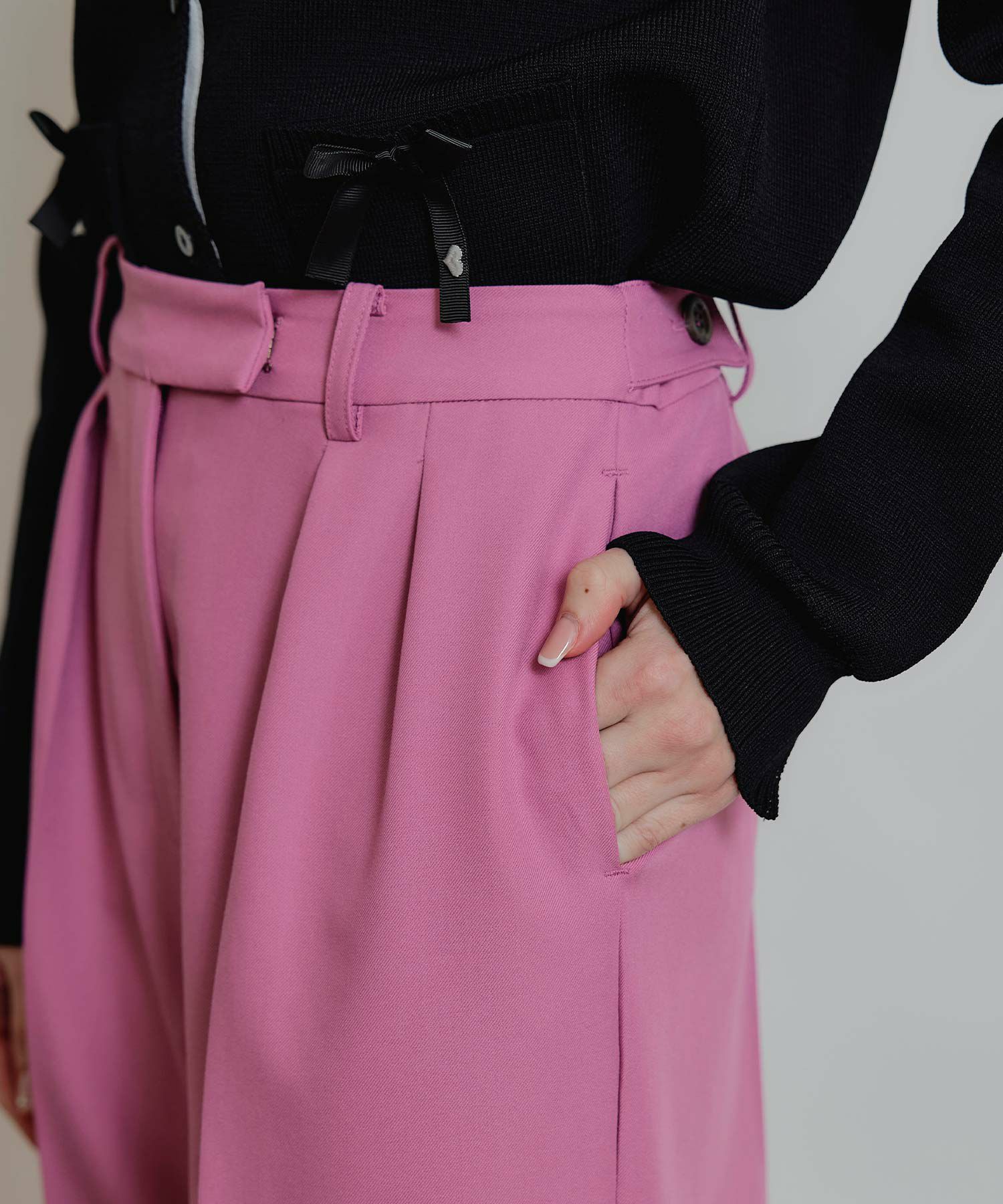 アジャスター付きタックワイドパンツ | PICCIN (ピッチン) 公式通販