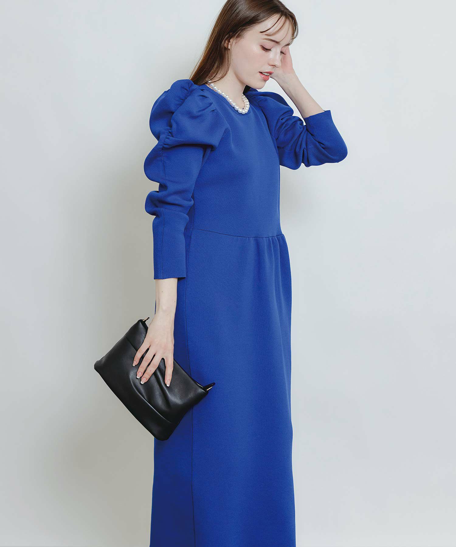 ギャザースリーブコクーンニットワンピース | PICCIN (ピッチン) 公式通販