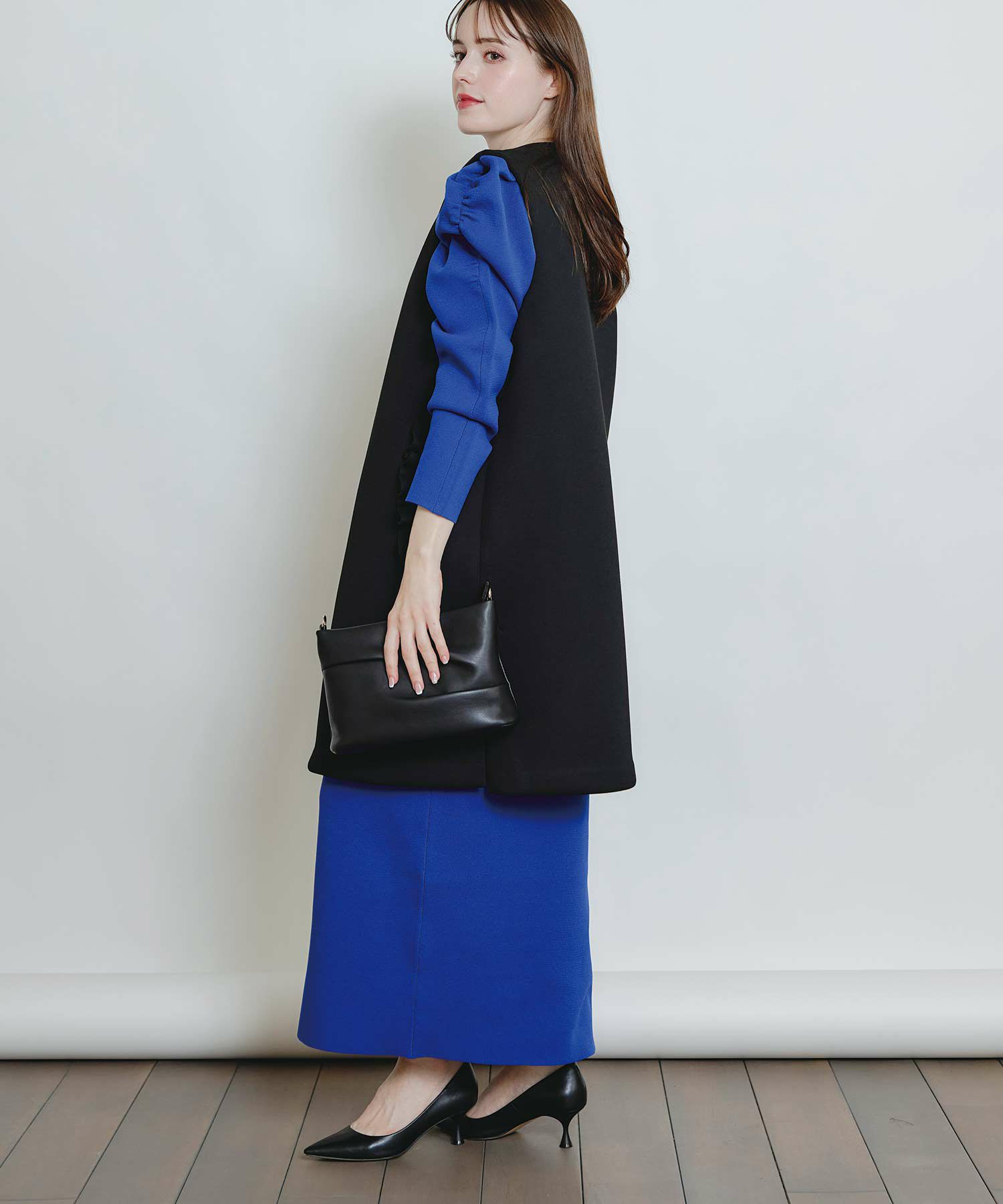 ギャザースリーブコクーンニットワンピース | PICCIN (ピッチン) 公式通販