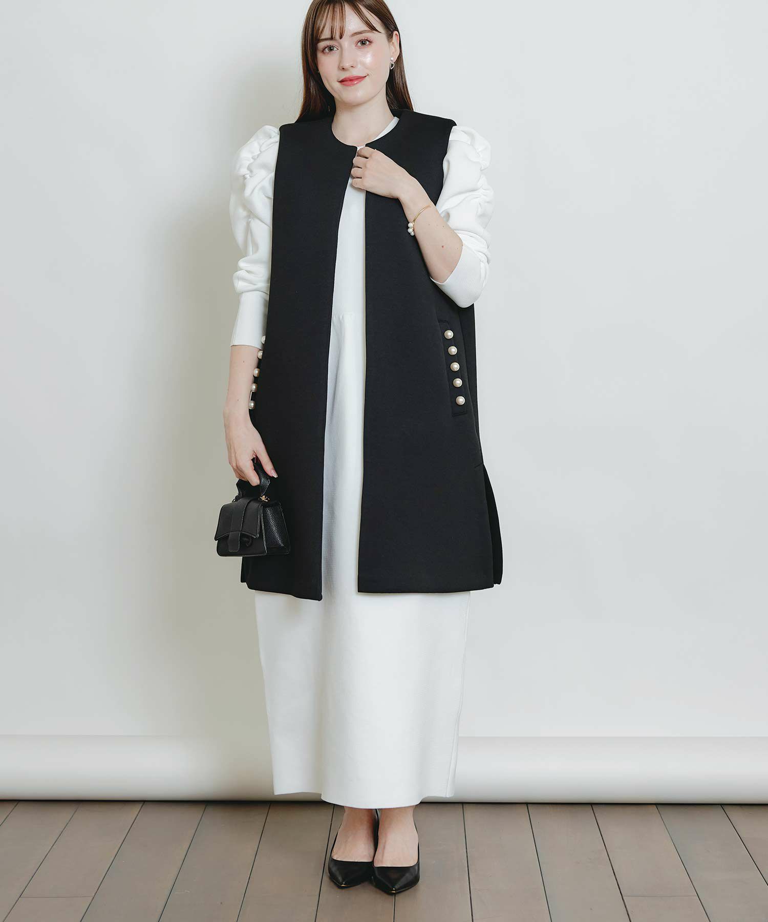 ギャザースリーブコクーンニットワンピース | PICCIN (ピッチン) 公式通販