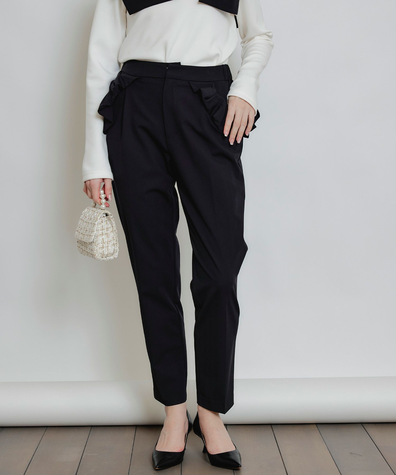 ア*～様 INGEBORG パールアクセントジレ　美品 ア*～様 INGEBORG パールアクセントジレ 美品