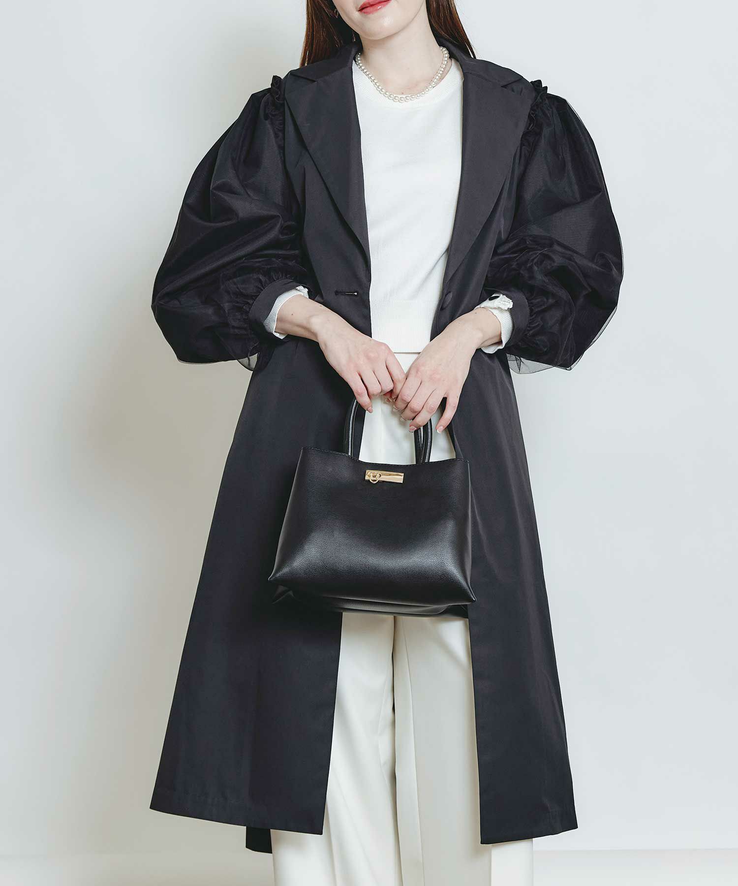 袖チュール重ねドレスコート | PICCIN (ピッチン) 公式通販