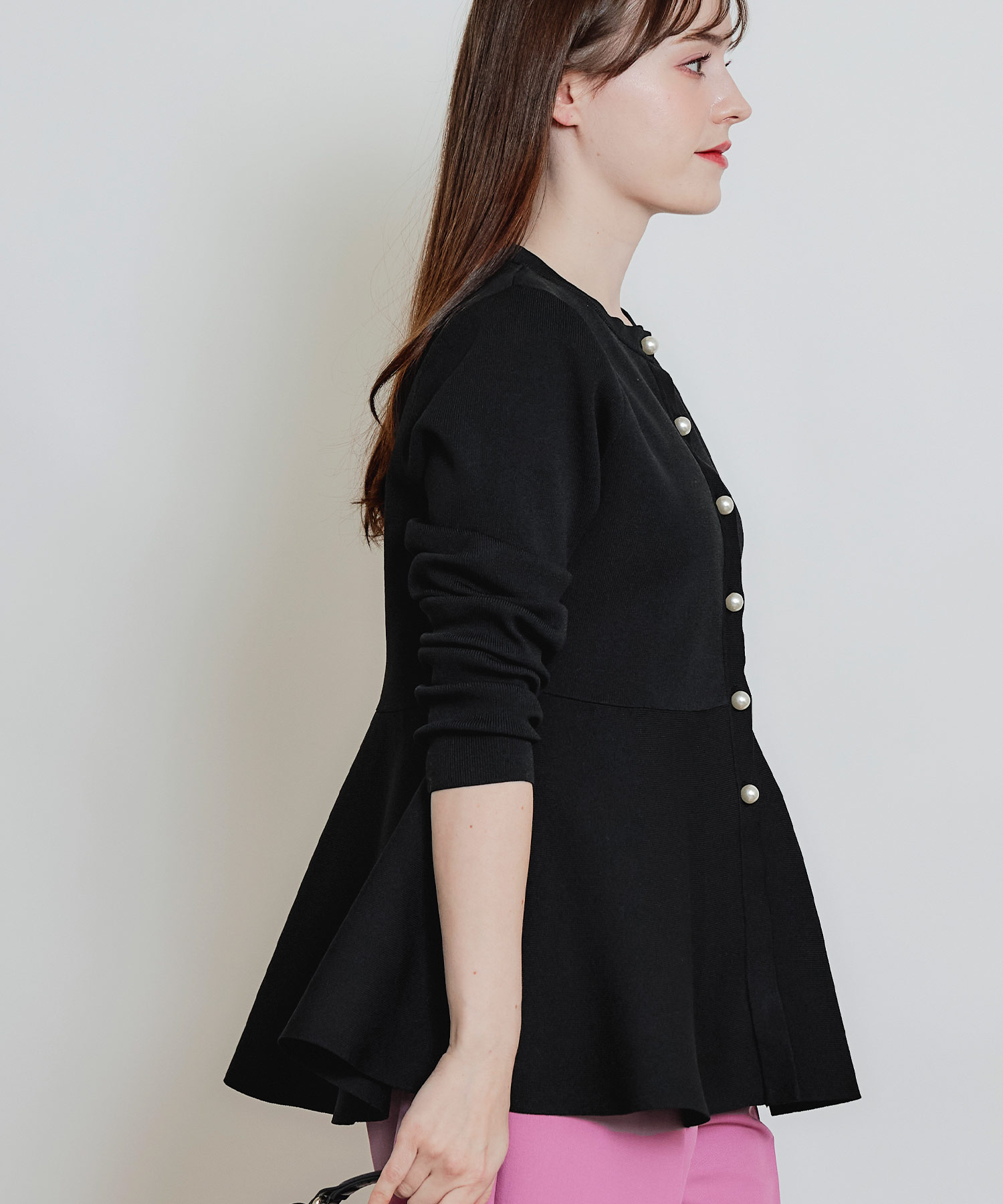 model：H160　着用サイズ：M　ブラック