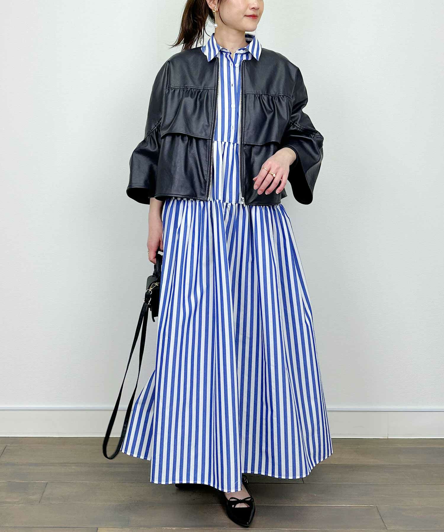 フェイクレザーティアードジャケット | PICCIN (ピッチン) 公式通販