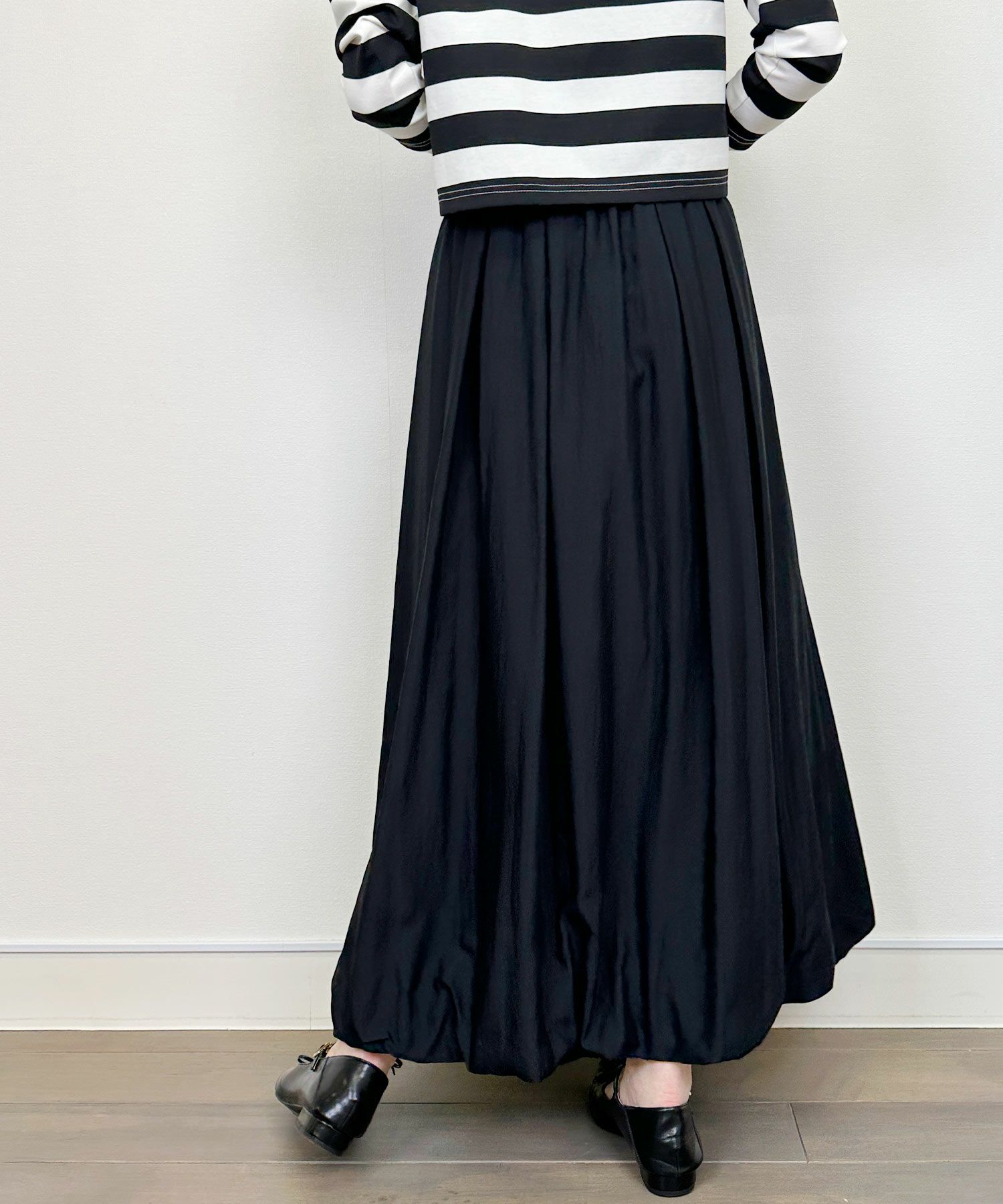 model：H164　着用サイズ：M　ブラック