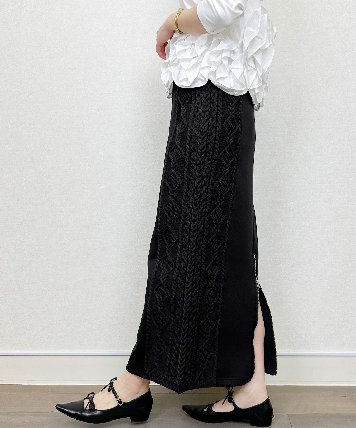 ピッチブラック15ポンド サイドケーブルバックジップスカート | PICCIN (ピッチン) 公式通販