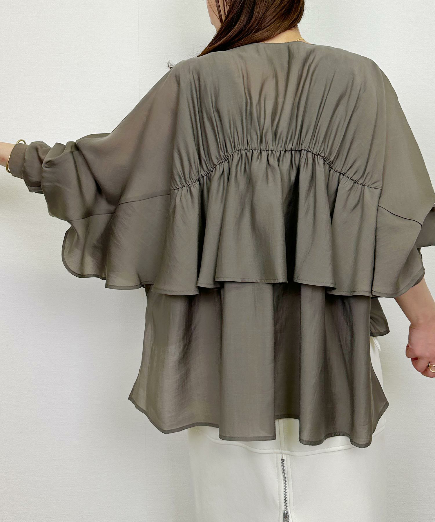 バックギャザーフリルブルゾン | PICCIN (ピッチン) 公式通販