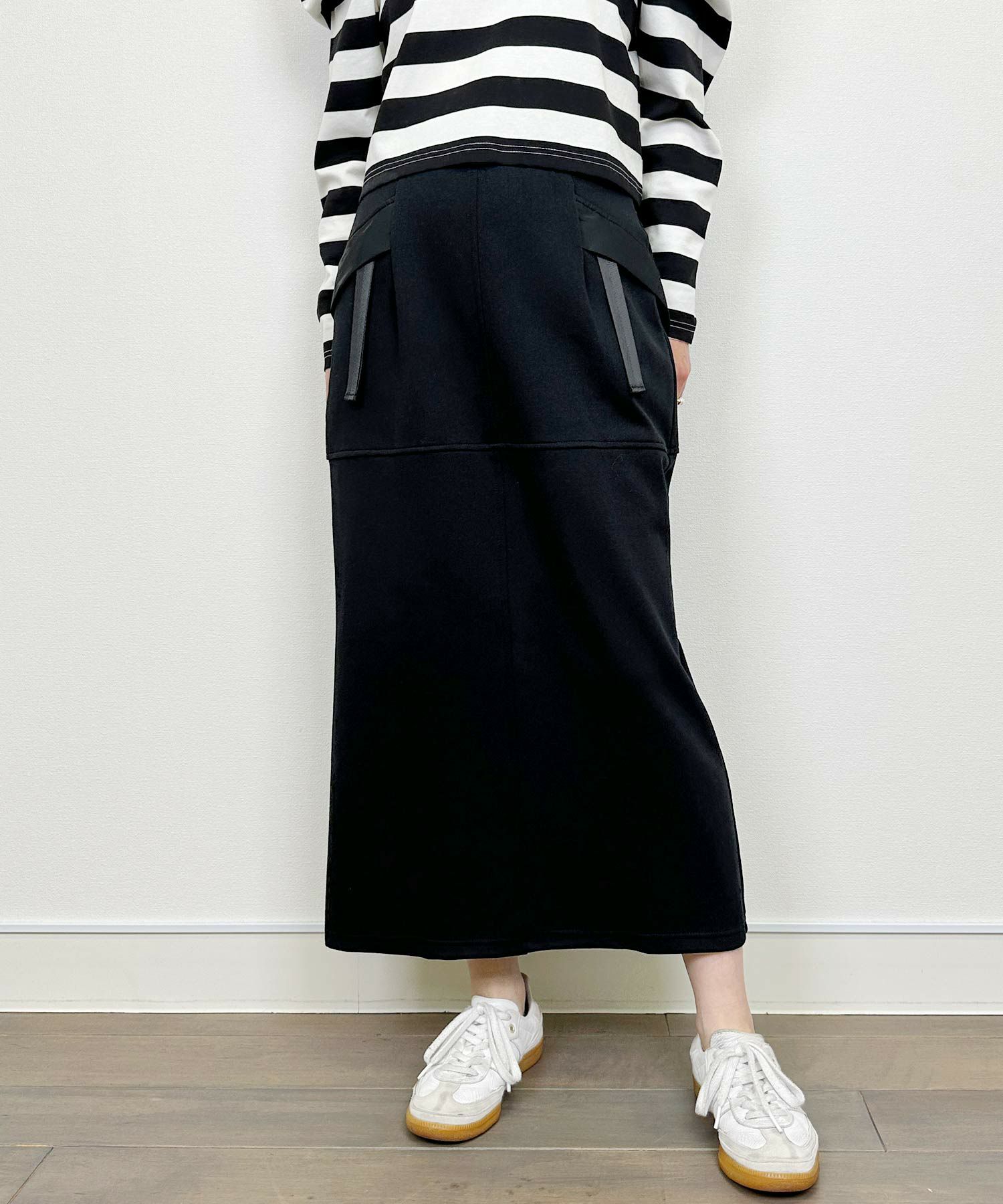 model：H164　着用サイズ：M　ブラック