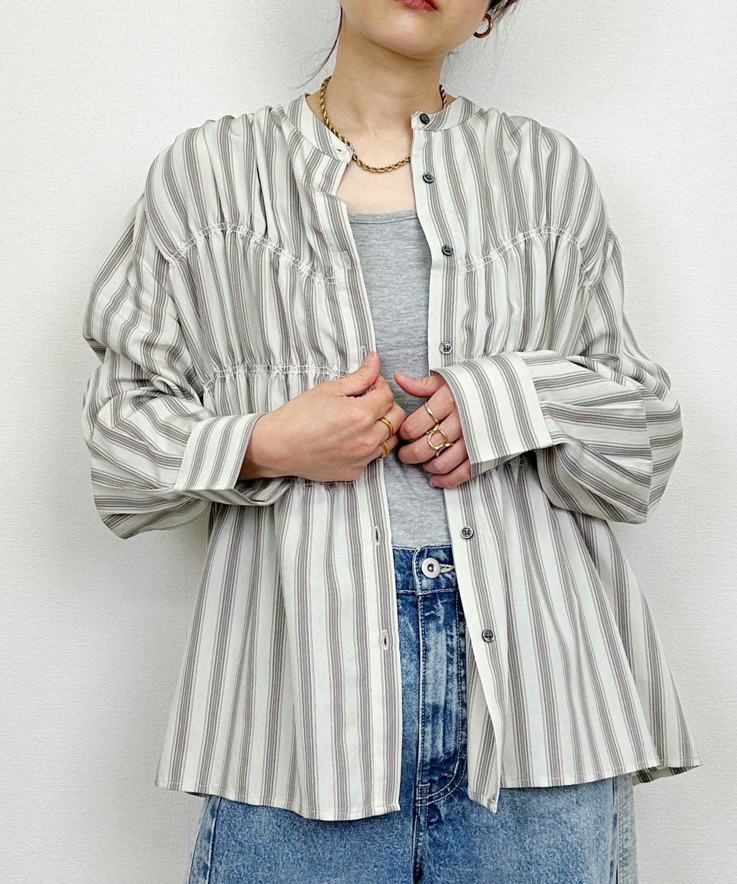 WEB限定】ストライプシャーリングシャツ | PICCIN (ピッチン) 公式通販