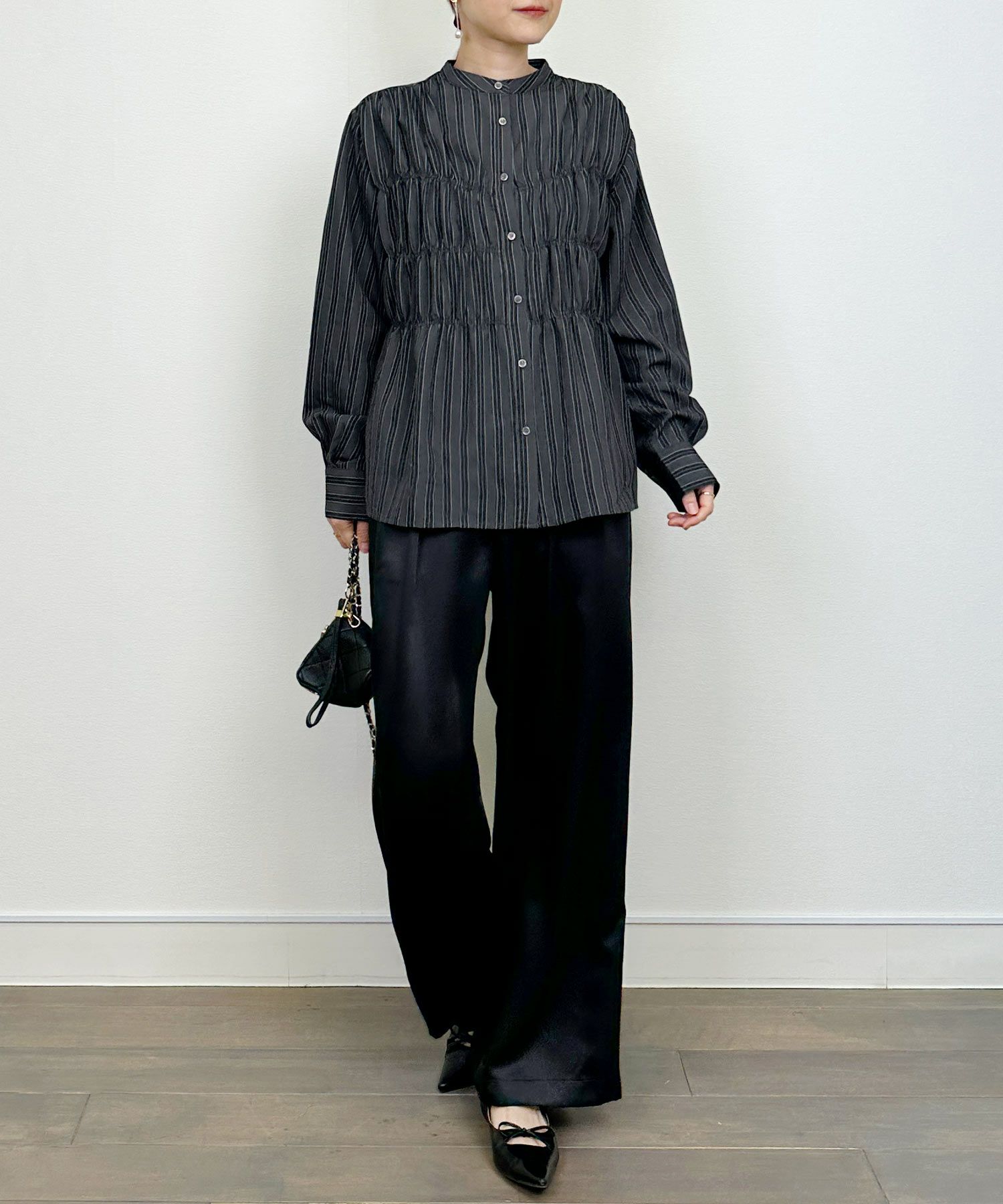 WEB限定】ストライプシャーリングシャツ | PICCIN (ピッチン) 公式通販