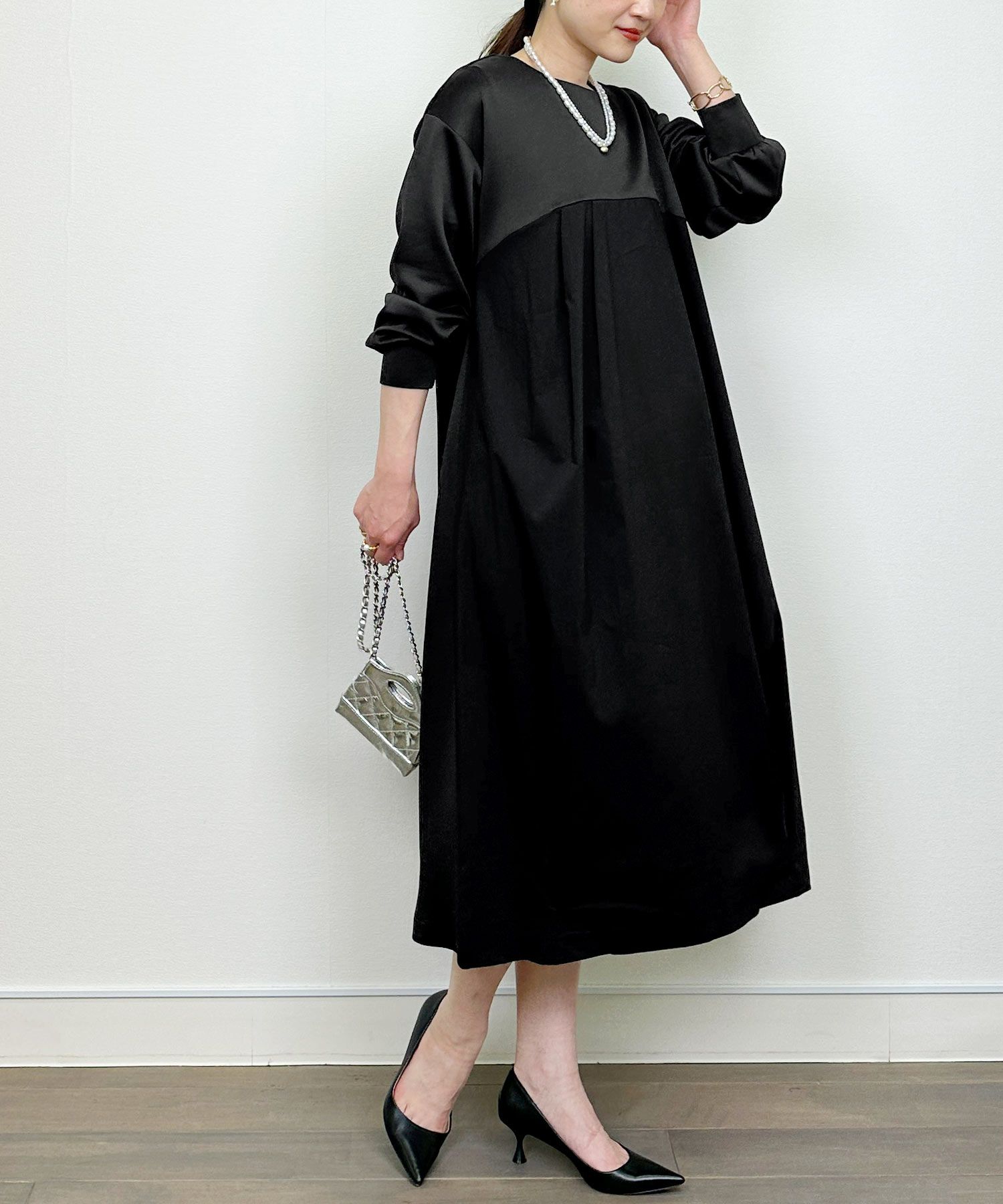 切り替えコクーンワンピース | PICCIN (ピッチン) 公式通販